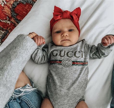 baby girl wearing gucci|gucci baby girl sale.